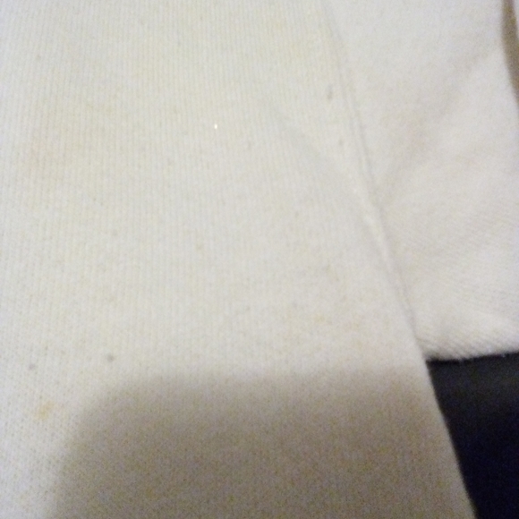 Vintage Jerzees Cardinal and Bow Embroidered White Long Sleeve Sweater Size XL - Picture 9 of 16